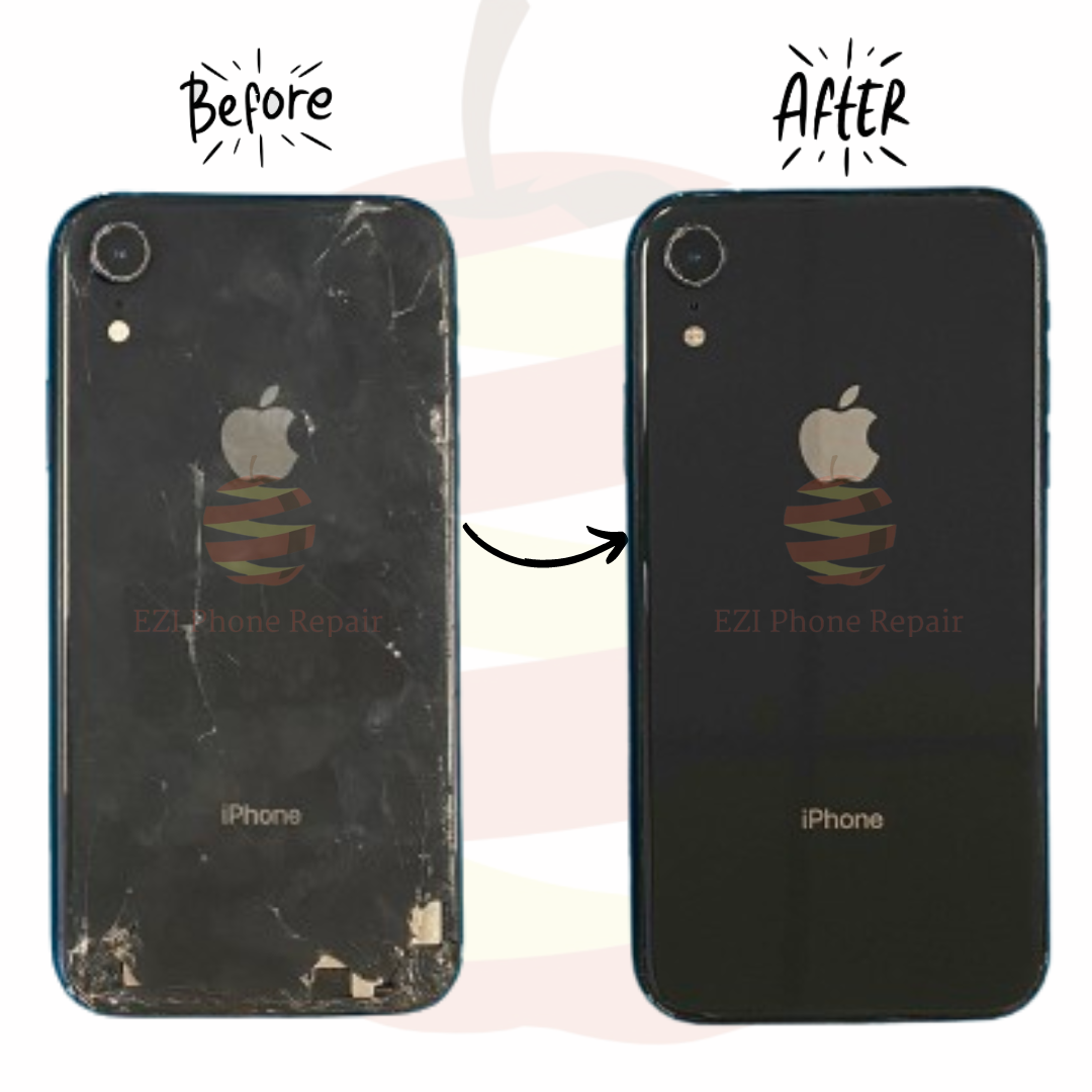 thumbnail image 2 of Universal Back Glass Housing With Adhesive For IPhone Models 11/12/13/14/15 Pro Max, XR, XS, Etc. - Big Hole Cutout 2 of 5